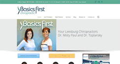 Desktop Screenshot of basicsfirstchiropractic.com